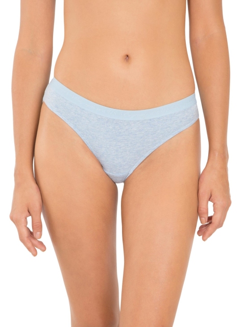 

Jockey Women Blue Solid Bikini Briefs UL55-0105-SKBML