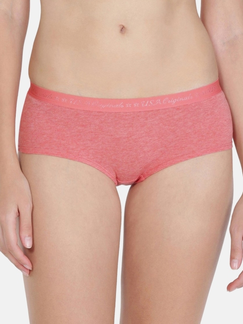 

Jockey Women Red Solid Hipster Briefs UL56-0105
