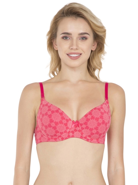 

Jockey Pink Printed Underwired Full Coverage T-shirt Bra 1245-0103-063RB