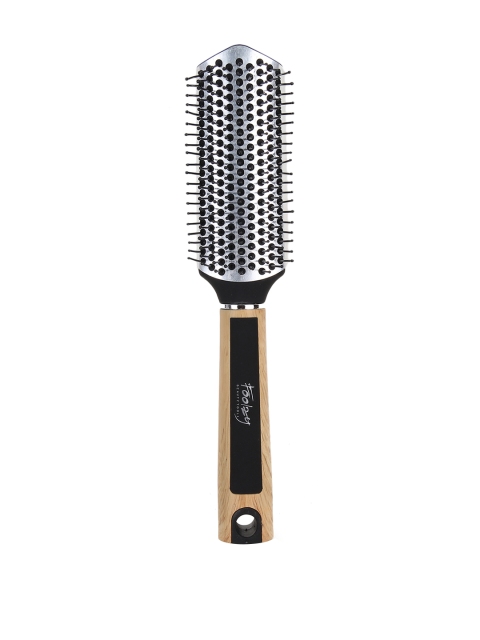 

Foolzy Brown Flat Detangling Hair Brush, Black