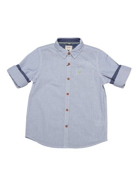 

Allen Solly Junior Boys Grey Regular Fit Self Design Casual Shirt