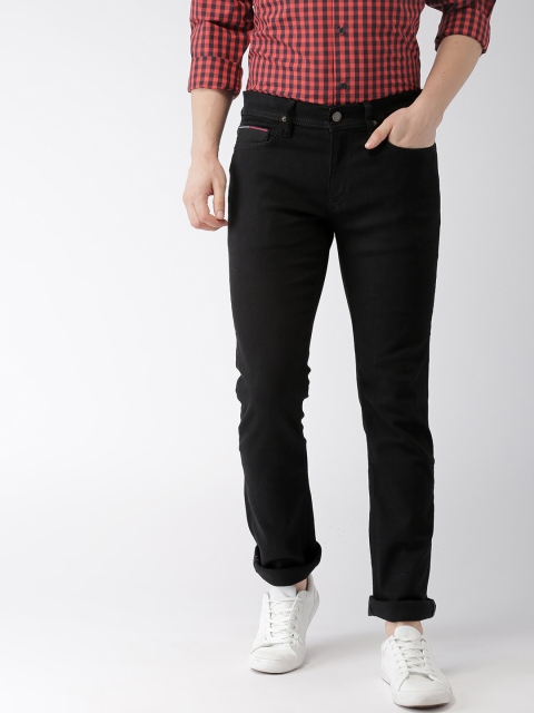 

Tommy Hilfiger Men Black Slim Fit Mid-Rise Clean Look Stretchable Jeans