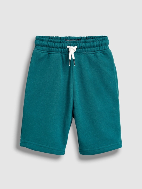 

next Boys Teal Solid Regular Fit Regular Shorts