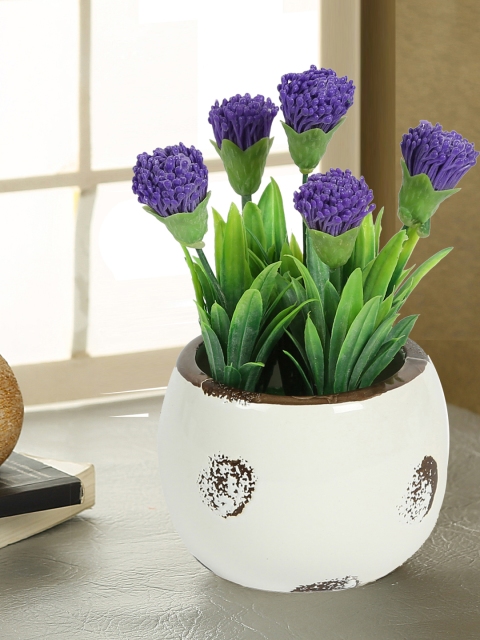 

Aapno Rajasthan White Ceramic Flower Vase