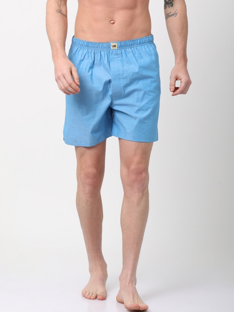 

Urban Dog Men Blue Solid Boxers UDBX114