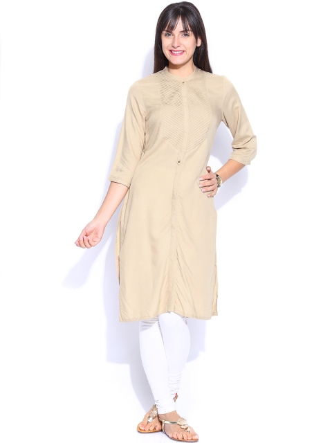 

W Beige Kurta