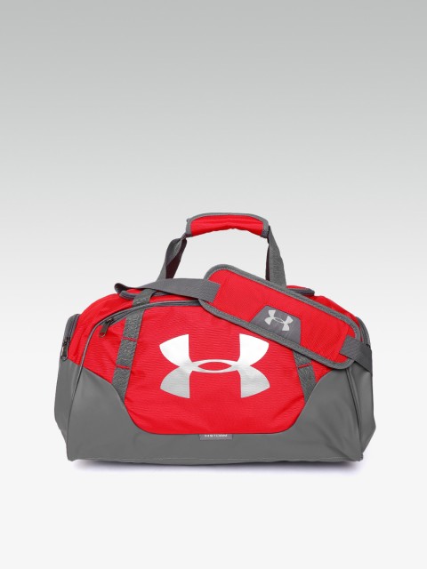 

UNDER ARMOUR Women Grey & Red Undeniable 3.0 Small Duffel Bag