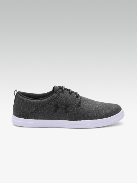 

UNDER ARMOUR Men Charcoal Grey Street Encounter IV Sneakers