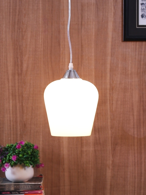 

Aesthetic Home Solutions Steel & White Solid Pendant Ceiling Lantern
