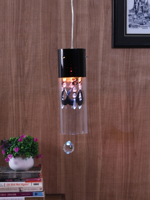 

Aesthetic Home Solutions Steel & Black Solid Pendant Ceiling Lantern