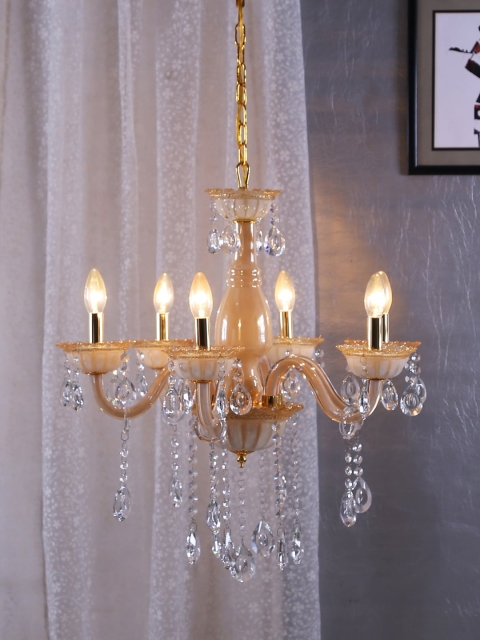 

Aesthetic Home Solutions Gold-Toned & Beige Solid Hanging Ceiling Lantern