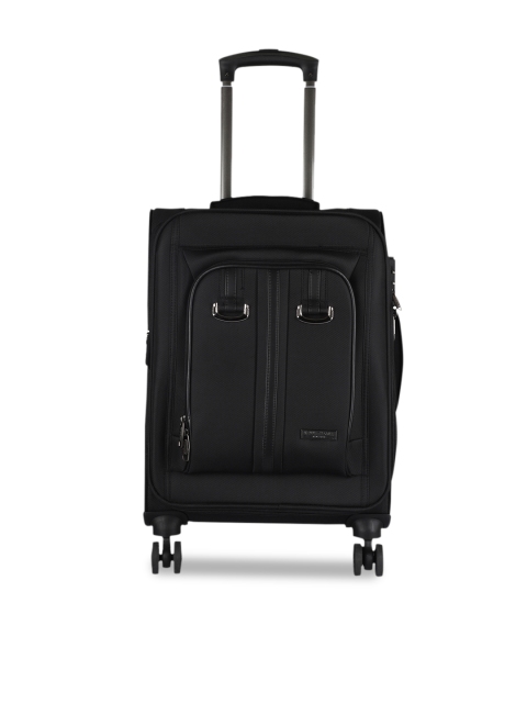

Kenneth Cole Unisex Black Solid Cabin Trolley Bag
