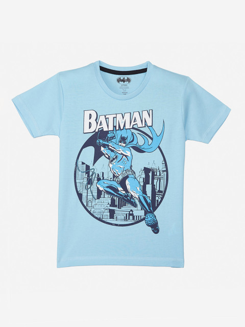 

Kids Ville Batman featured Blue Tshirt for Boys