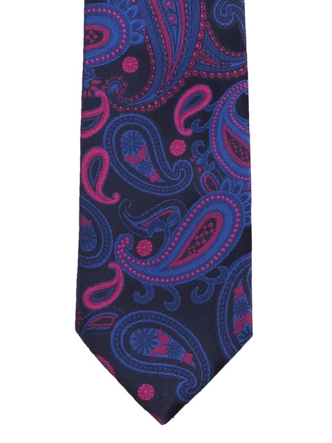 

PELUCHE Blue Printed Broad Tie