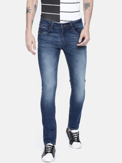 

Breakbounce Men Blue Slim Fit Mid-Rise Clean Look Stretchable Jeans