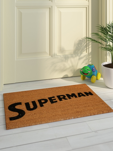 

Saral Home Kids Beige Printed Superman Doormat