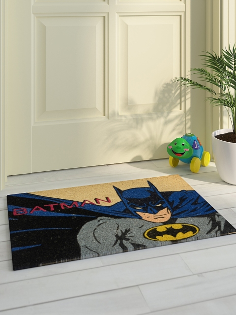 

Saral Home Kids Multicoloured Printed Batman Doormat, Multi