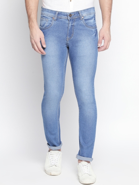 

High Star Men Blue Slim Fit Mid-Rise Clean Look Stretchable Jeans