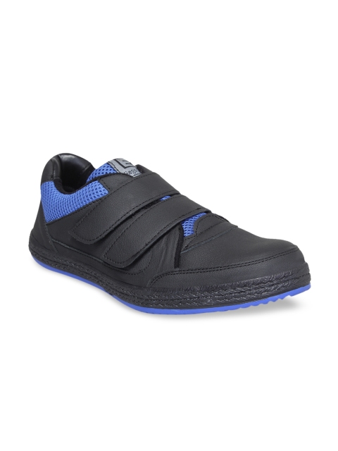 

Eego Italy Men Blue Leather Mid-Top Trekking Shoes