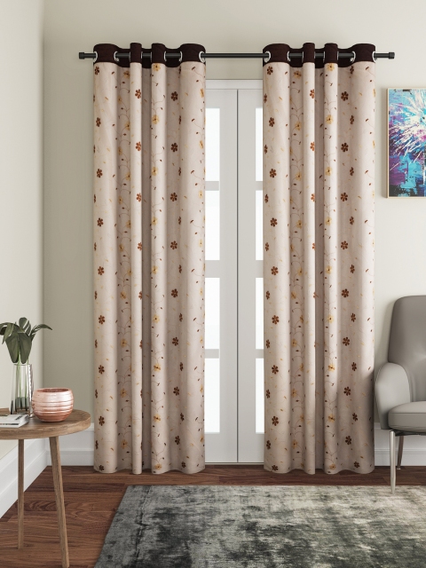 

Cortina Beige Sheer Door Curtains