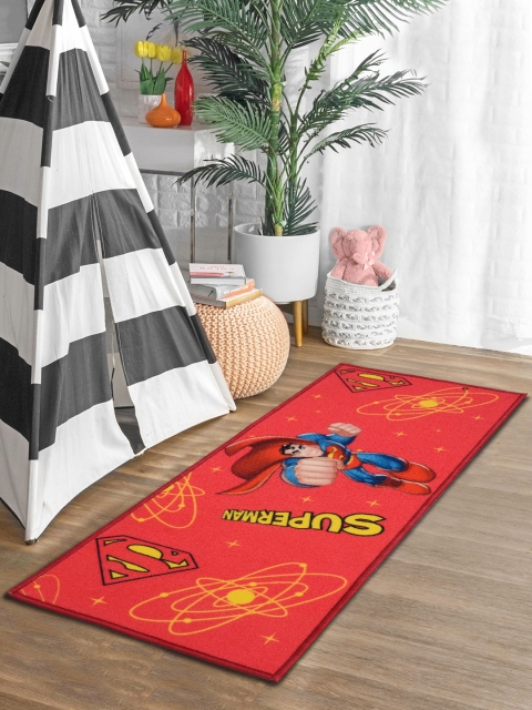 

Saral Home Kids Red Superman Printed Floor Runner
