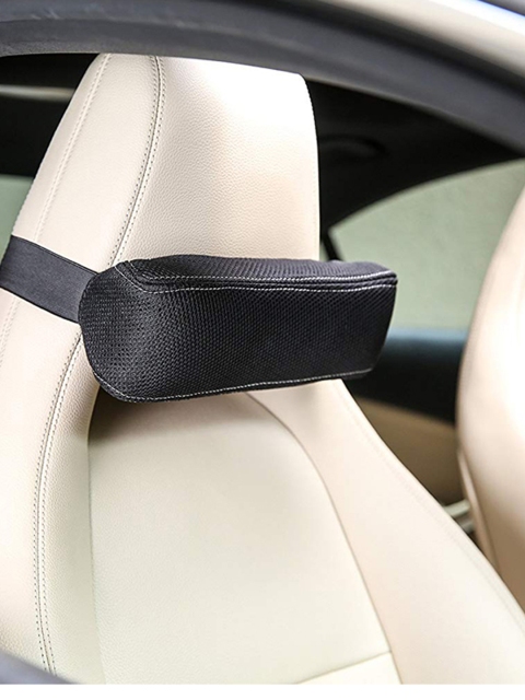 

The White Willow Black Head Car Neck Headrest Pillow