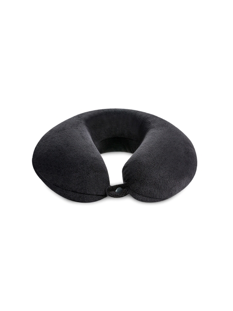 

The White Willow Black Memory Foam Travel Neck Rest Pillow