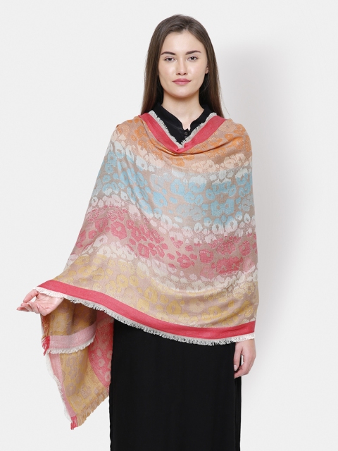 

Anekaant Women Multicoloured Woven-Design Shawl, Multi