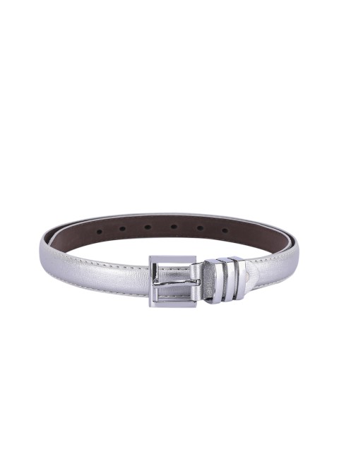 

BuckleUp Women Silver-Toned Solid Belt