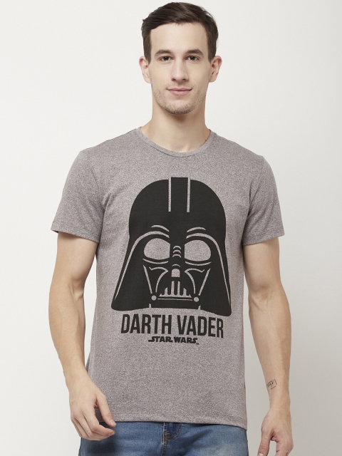 

Free Authority Men Grey Star Wars Printed Round Neck T-Shirt