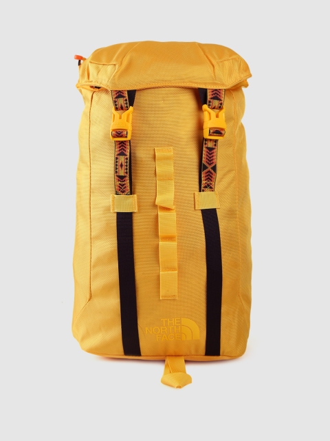 

The North Face Unisex Yellow Solid Lineage 23 L OS Rucksacks with Laptop Sleeve