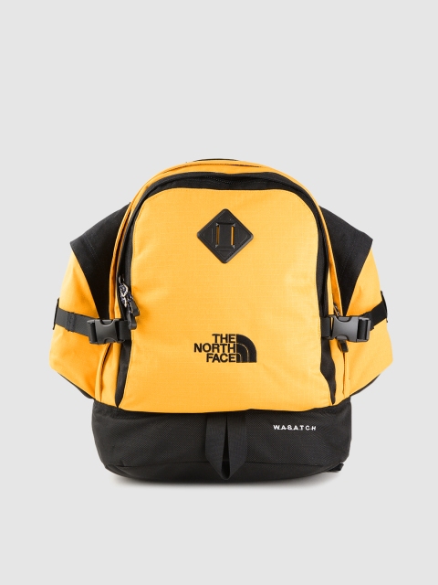 

The North Face Unisex Yellow & Black WASATCH Reissue OS Colourblocked Backpack