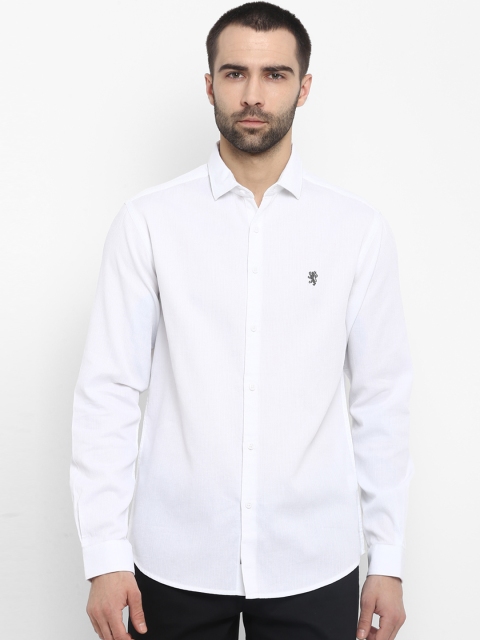 

Red Tape Men White Regular Fit Solid Casual Shirt