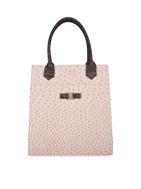 

HORRA Pink Textured Handheld Bag