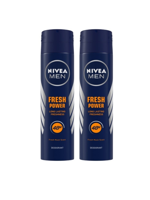 

Nivea Men Set of 2 Fresh Power Deodrant, Blue