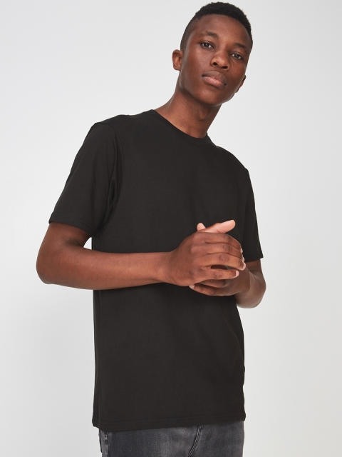 

COTTON ON Men Black Printed Round Neck T-shirt