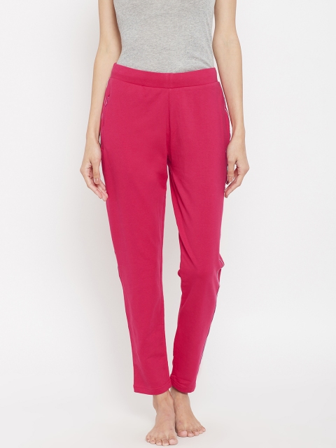 

Sweet Dreams Women Fuchsia Solid Pyjamas, Pink