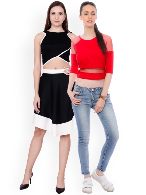 

Scorpius Women Pack of 2 Tops, Black