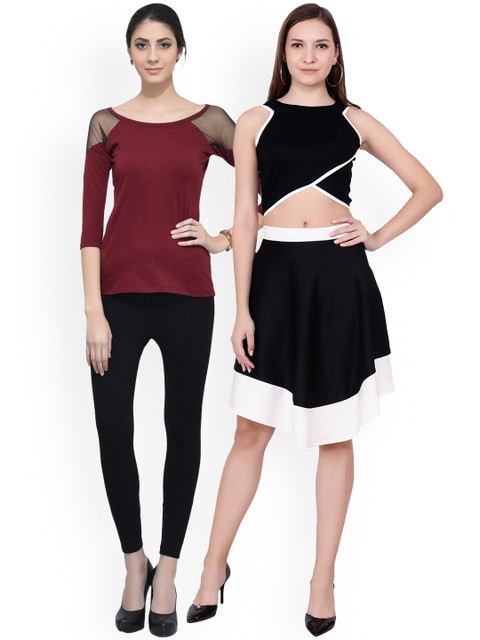 

Scorpius Women Pack of 2 Tops, Maroon