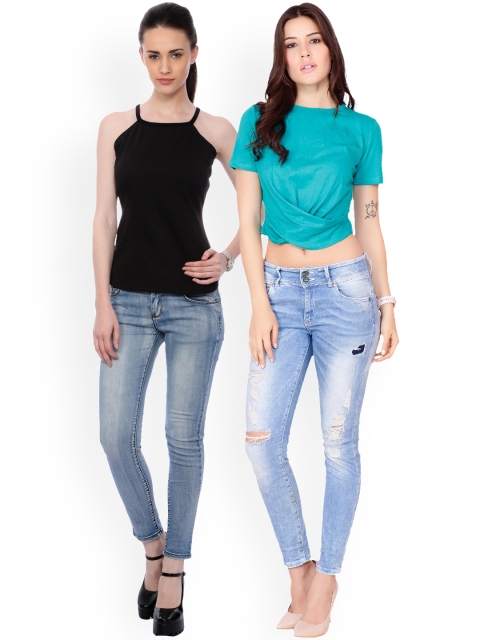 

Scorpius Women Pack of 2 Tops, Blue