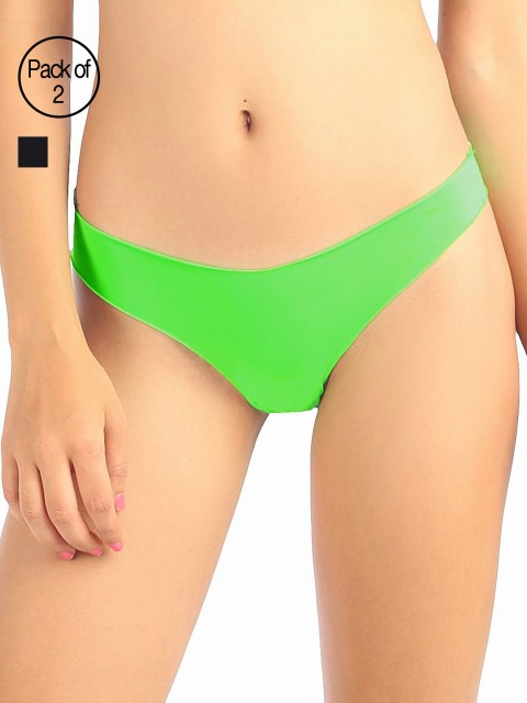 

Candyskin Women Pack of Two Briefs, Green