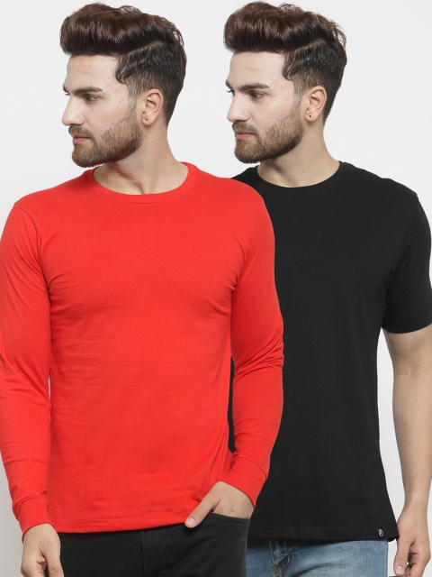 

Friskers Men Pack of Two T-shirts, Red