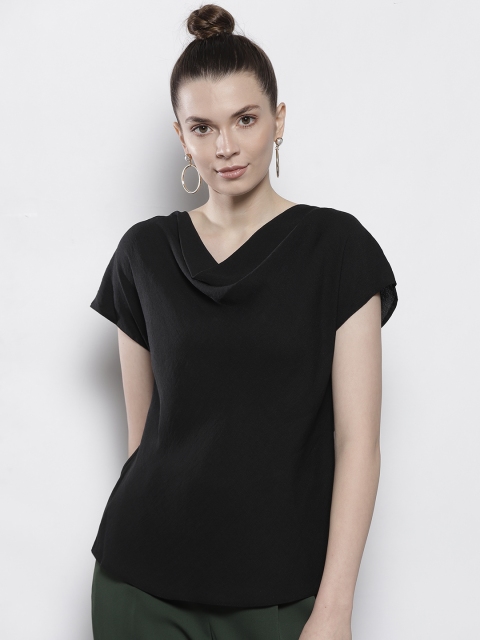 

DOROTHY PERKINS Women Black Solid Top