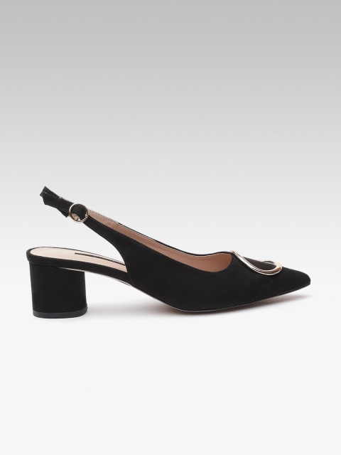 

DOROTHY PERKINS Women Black Solid Heels