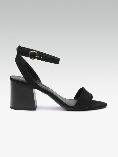 

DOROTHY PERKINS Women Black Solid Block Heels