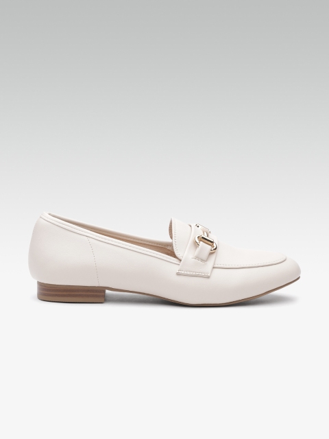 

DOROTHY PERKINS Women Cream-Coloured Loafers