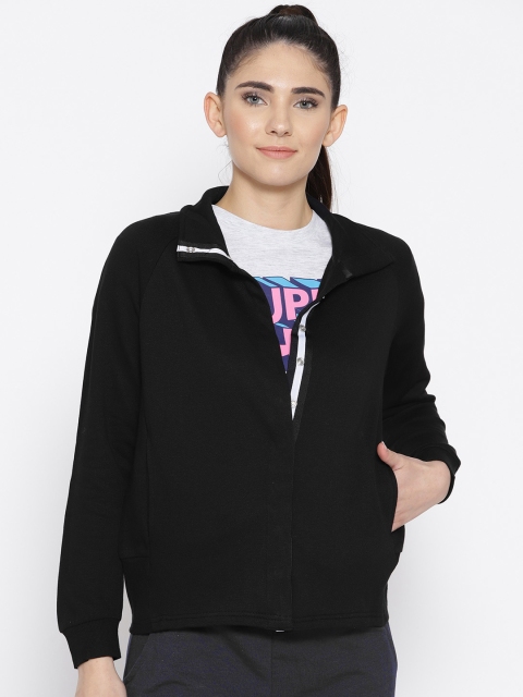 

OVS Women Black Solid Sweatshirt