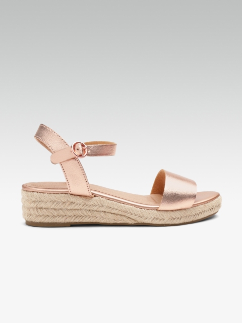 

DOROTHY PERKINS Women Rose Gold-Toned Solid Heels