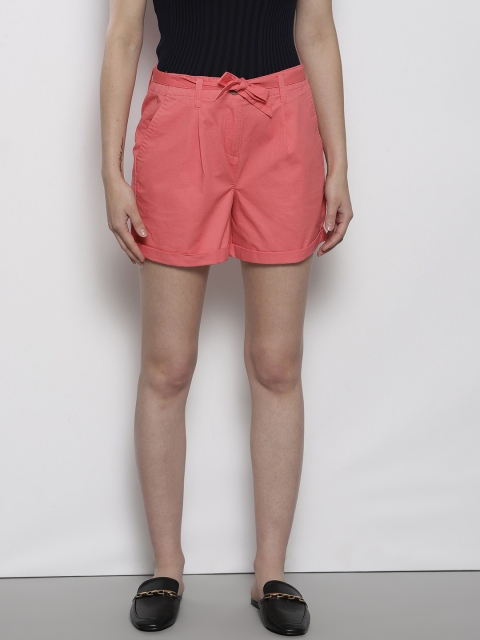 

DOROTHY PERKINS Women Pink Solid Regular Fit Shorts