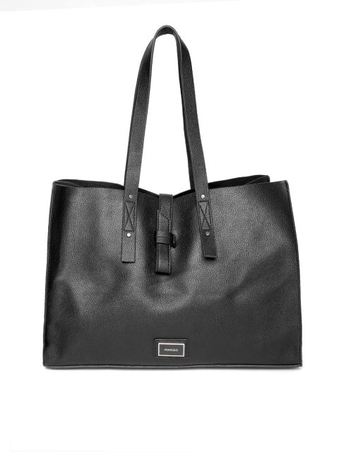 

MANGO Black Solid Shoulder Bag